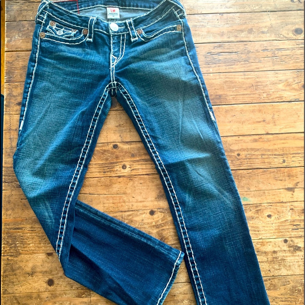 True Religion jeans Billy Super T, thick Stich, straight leg